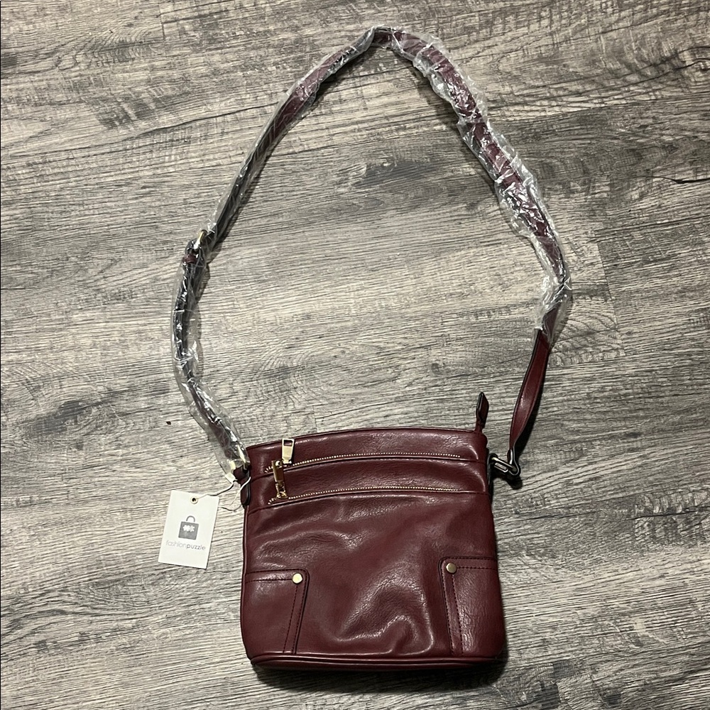 Fashion puzzle crossbody